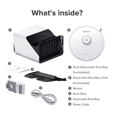 Roborock S8Pro Ultra Robot Vacuum and Mop, Auto-Drying, Self-Washing, Liftable Dual Brush & Sonic Mop, 6000Pa Suction, Self-Refilling, Self-Emptying, Obstacle Avoidance