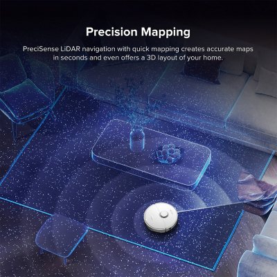 Roborock S8Pro Ultra Robot Vacuum and Mop, Auto-Drying, Self-Washing, Liftable Dual Brush & Sonic Mop, 6000Pa Suction, Self-Refilling, Self-Emptying, Obstacle Avoidance