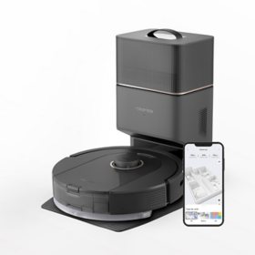 Roborock Q5 Pro Plus Robot Vacuum Cleaner with Auto-Emptying, 5500Pa Suction Power, DuoRoller Brush, Obstacle Avoidance