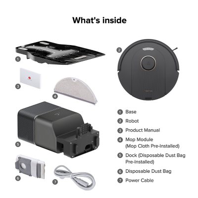 Roborock 　Q5 Pro+ Roborock Q5 Max+ Robot Vacuum Cleaner with Auto-Empty Dock