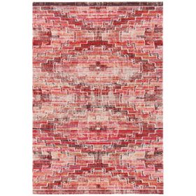 Montage Collection Rug - Rust and Ivory, 5'-1" x 7'-6"