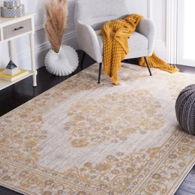 Martha Stewart Haven Area Rug Gold Ivory, Assorted Sizes