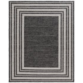 Rodelle Neutral Geo Outdoor Rug by Havenside Home - On Sale - Bed