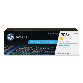 HP 206A, (W2112AK) Yellow Original LaserJet Toner Cartridge