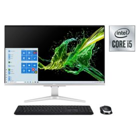 Acer Aspire 27" AIO Desktop - 10th Gen Intel Core i5-1035G1 - 12GB DDR4 266MHz RAM  - Windows OS