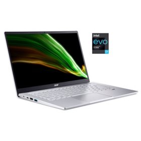 Acer Swift 3 - 14" Full HD - Intel EVO - 11th Gen Intel Core i7-1165G7 - Intel Iris Xe Graphics - 8GB LPDDR4X - 512GB NVMe SSD - Fingerprint Reader - Windows OS