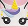 Unicorn, variant on Member's Mark Toddler Girls Clog