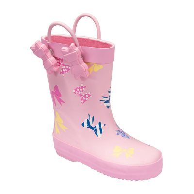 MEMBER'S MARK GIRLS RAIN BOOT - BOWS 9/10:- 9T/10T, Bows - Online Only