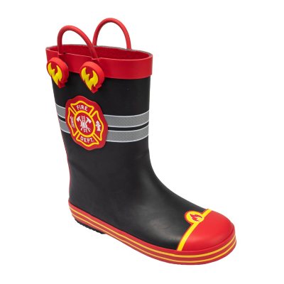 MEMBER'S MARK BOYS RAIN BOOT - FIRE 2/3:- 2K/3K, Fire