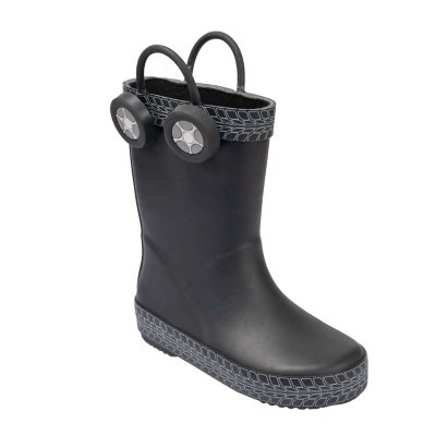 MEMBER'S MARK BOYS RAIN BOOT - BLACK 7/8:- 7T/8T, Black - Online Only