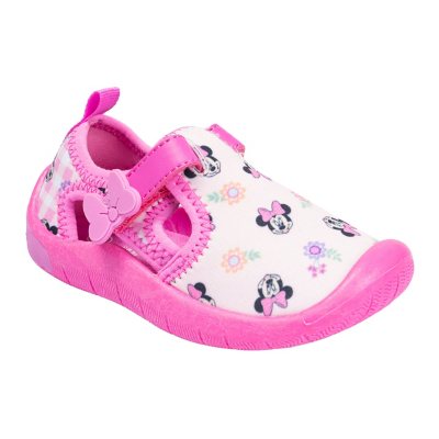 CHARACTER TODDLER GIRLS WATER SHOE - Minnie Mouse 13/1:- 13K/1K, Minnie Mouse