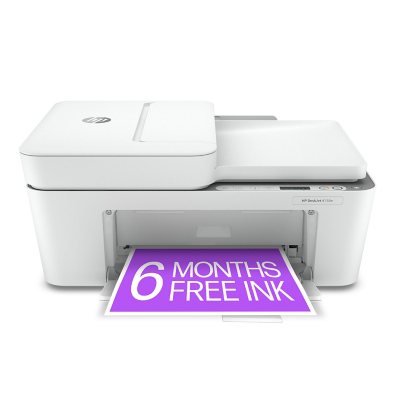 HP DeskJet Plus 4158 All-in-One Inkjet Printer, Scanner, Copy, Mobile  Print, Instant Ink Ready, Wireless Printers for Home and Office, Dual-band