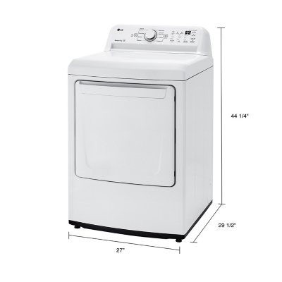 LG GIANT DRYER: 7.3 cu.ft Standard Capacity Dryer