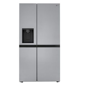 LG 23 Cu. Ft. Side-by-Side Counter-Depth Refrigerator w/ Smooth Touch Dispenser