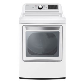 LG 7.3 Cu. Ft. Electric Dryer - Ultra Large Capacity Smart Wi-Fi-Enabled Rear Control