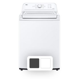 LG 4.1 cu. ft. Top Load Washer With Agitator, Choose Color
