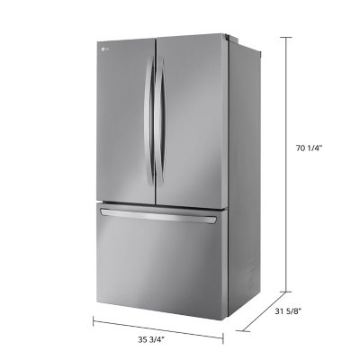 LG STUDIO 27 cu. ft. Smart Counter-Depth MAX™ French Door Refrigerator