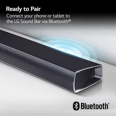 Lg 2.1 soundbar store with wireless subwoofer