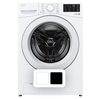 LG 5.0 Cu. ft. Mega Capacity Front Load Washer - Black