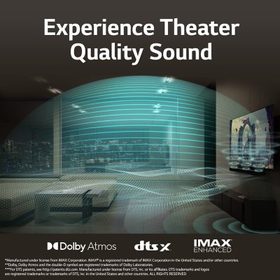 LG Soundbar C with IMAX® Enhanced and Dolby Atmos® 3.1.3 Channel