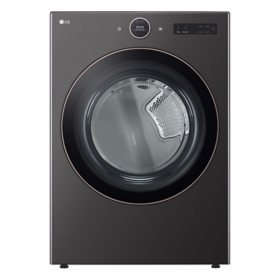 7.4 cu.ft. Ultra Large Capacity  Electric Dryer with Sensor Dry, Turbo Steam Technology and Wi-Fi Connectivity, White