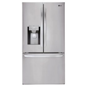 NUTRIFROST Side-by-Side Refrigerators with Ice Makers, 18.1 Cubic Feet No  Frost Freestanding Freezer Fridge, 2 Door Full Size Refrigerator for