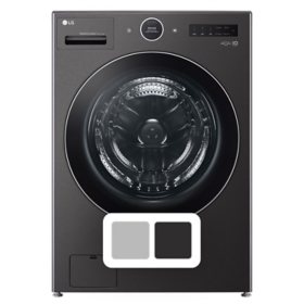 LG- 5.0 cu. ft. Mega Capacity Smart WashCombo™ All-in-One Washer/Dryer with Inverter HeatPump™ Technology and Direct Drive Motor, Choose Color