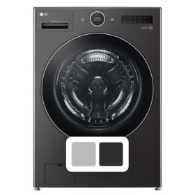 LG- 5.0 cu. ft. Mega Capacity Smart WashCombo™ All-in-One Washer/Dryer with Inverter HeatPump™ Technology and Direct Drive Motor (Choose Color)