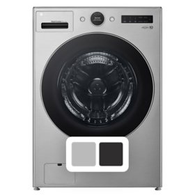 LG- 5.0 cu. ft. Mega Capacity Smart WashCombo™ All-in-One Washer/Dryer with Inverter HeatPump™ Technology and Direct Drive Motor (Choose Color)