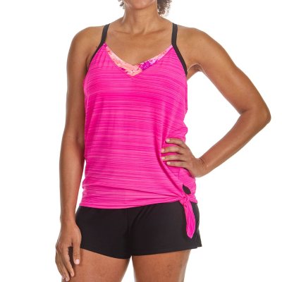 ZeroXposur Ladies Side Knot Tankini Swimsuit - Sam's Club