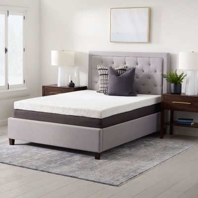 Lucid Comfort Collection 4 Gel Memory Foam Mattress Topper - Twin