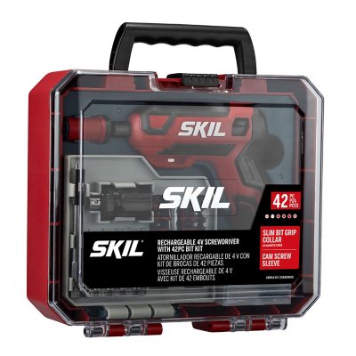 SKIL 4V Pilot Screwdriver with 42-Pc. Bit Kit Case - Sam's Club