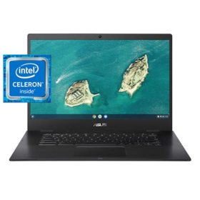 ASUS Chromebook 15 - 15.6" FHD Display - Intel Celeron N3350 Processor - 4GB RAM - 64GB Storage - Chrome OS - Sleeve - CX1500CNA - SS44F - B