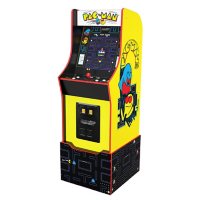 Pac Man Arcade with Lit Marquee and Riser