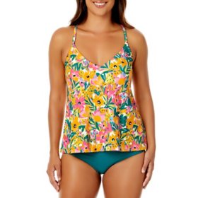 Anne Cole Limited Edition Ladies Swim Triangle Tankini Top (Available in Prints and Solid Colors)