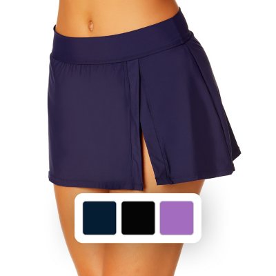 Anne cole high hot sale waist swim skirt