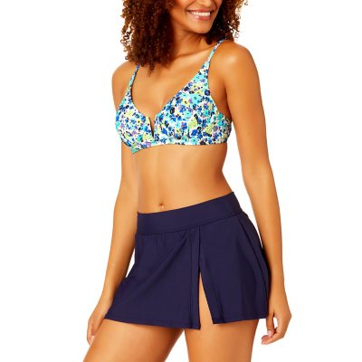 Women's New Currents Swimwear, Mid-Rise Brief Print