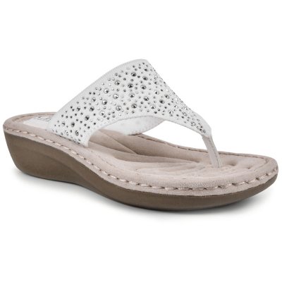 Cliffs by White Mountain Bling Wedge Sandal - Sam's Club