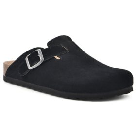 White Mountain Ladies Suede Leather Clog
