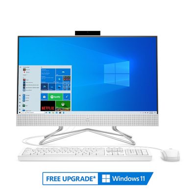 HP All-in-One Desktop - 24-dd0017c - AMD Ryzen 3 3250U - 8GB Memory - 512GB  SSD Drive - USB White Wired Keyboard and Mouse Combo - HP Privacy Camera -  2 Year