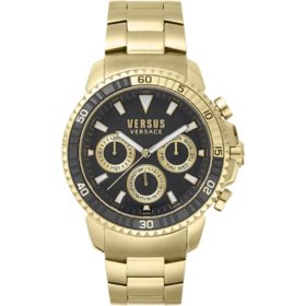 Versus Versace Men's Aberdeen Gold Stainless Steel Bracelet Watch, 45mm