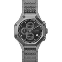 Versus Versace Men's Kowloon Grey Stainless Steel Bracelet Watch, 45mm