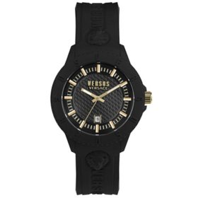 Versus Versace Tokyo Date Silicone Watch, 43mm