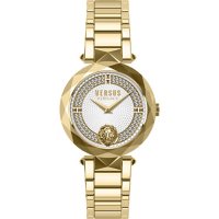 Versus Versace Women's Covent Garden Crystal Gold Stainless Steel Bracelet Watch, 36mm		