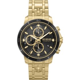 Versus Versace Men's Bicocca Gold Stainless Steel Bracelet Watch, 46mm