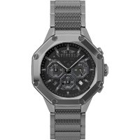 Versus Versace Men's Palestro Grey Stainless Steel Bracelet Watch, 45mm