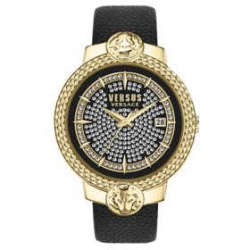 Versus Versace Women's Mouffetard Crystal 38MM Strap Watch