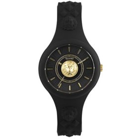 Versus Versace Fire Island Lion Silicone Watch, 39mm