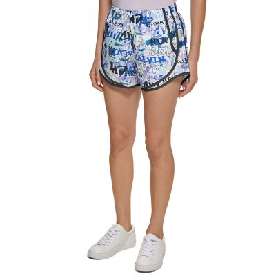 Calvin Klein Women's Comfortable Fashion Print Running Short (Animal Mix  Spray, XS)