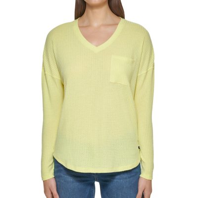 Calvin Klein Ladies Honeycomb Waffle Top - Sam's Club